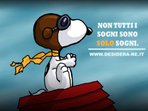 SOGNI DESIDERARE SNOOPY